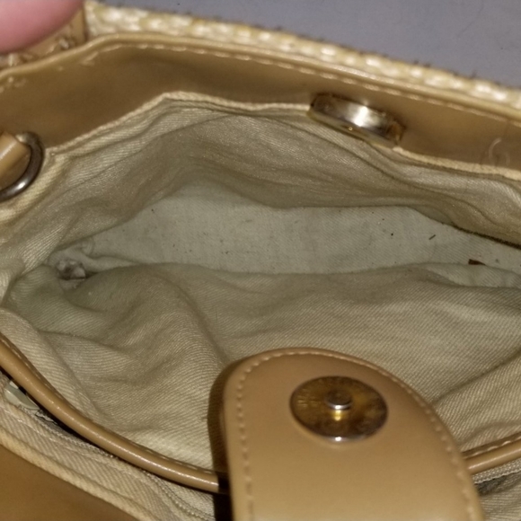 Vintage Nine West Faux Basket Weave - Small Bag - Picture 9 of 9